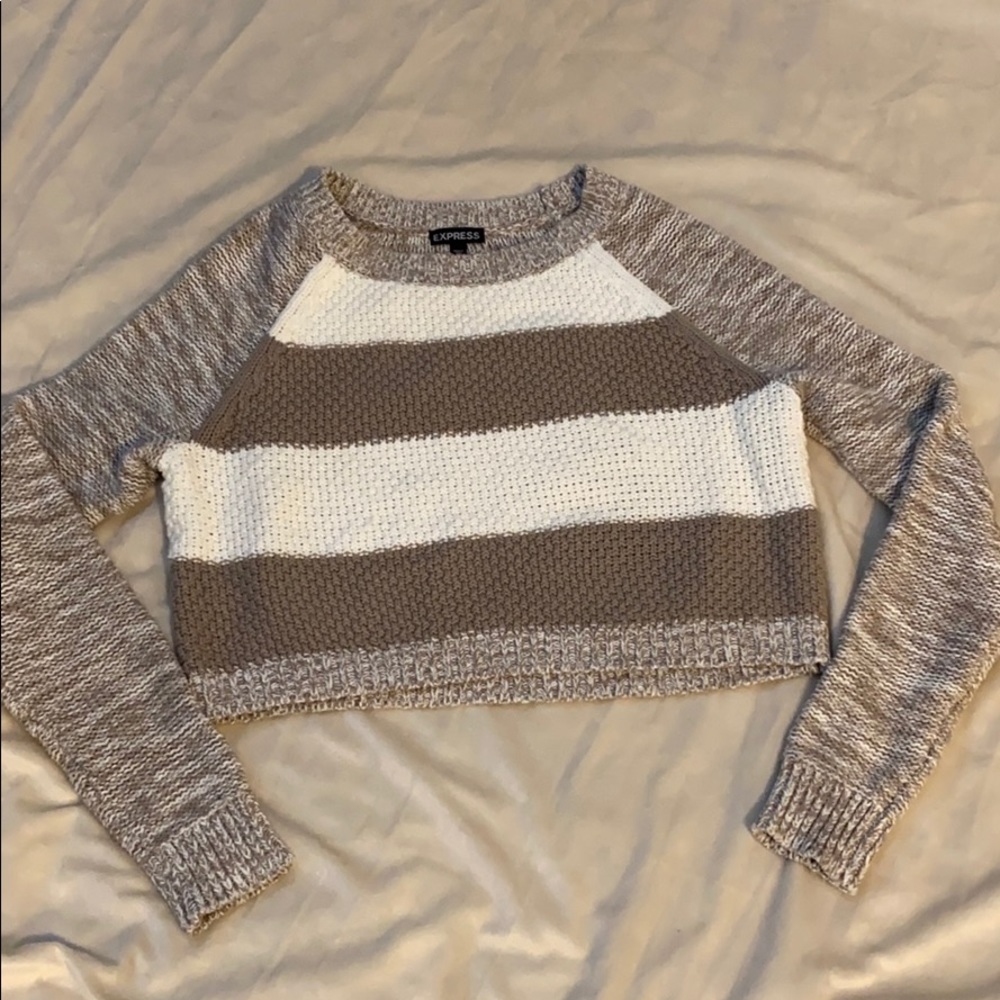 Cropped sweater from express